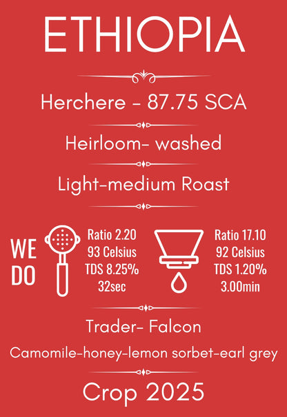 Ethiopia Herchere Gerba G1 Specialty Coffee