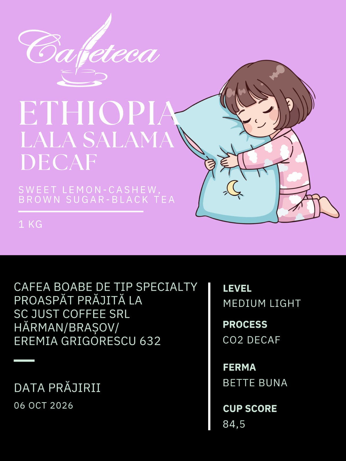 Cafea de Specialitate Ethiopia Decaf