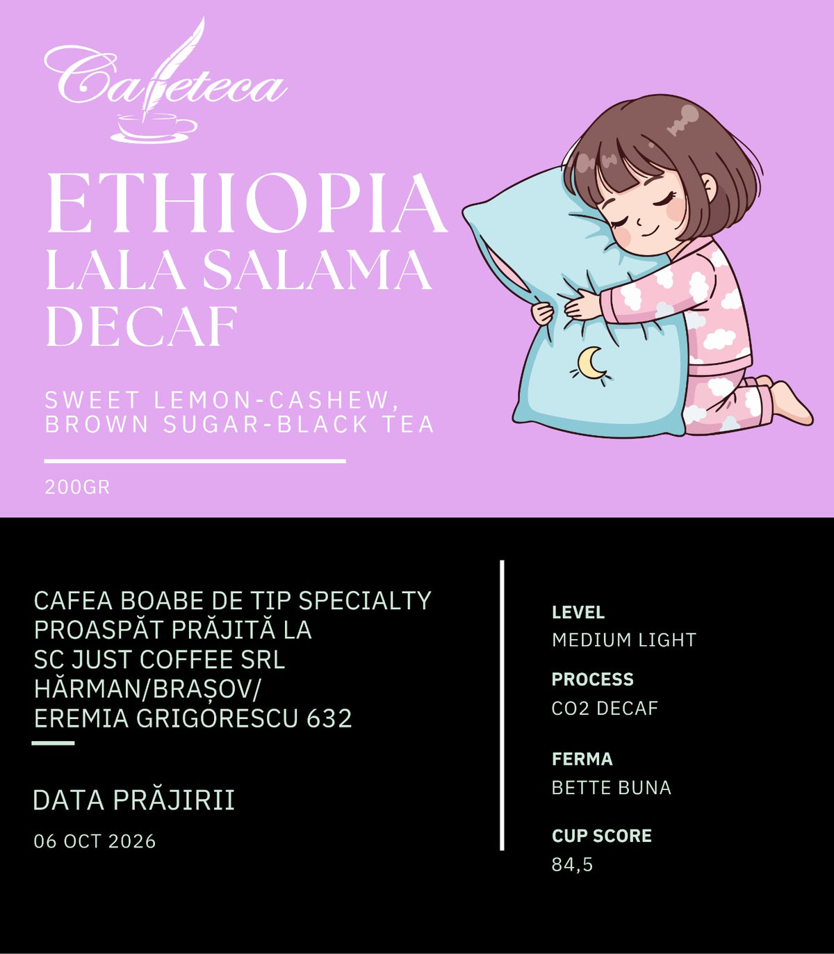 Cafea de Specialitate Ethiopia Decaf