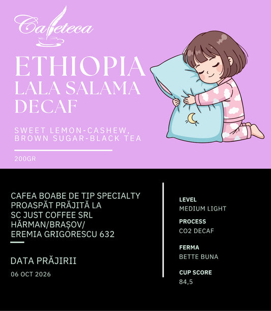 Cafea de Specialitate Ethiopia Decaf