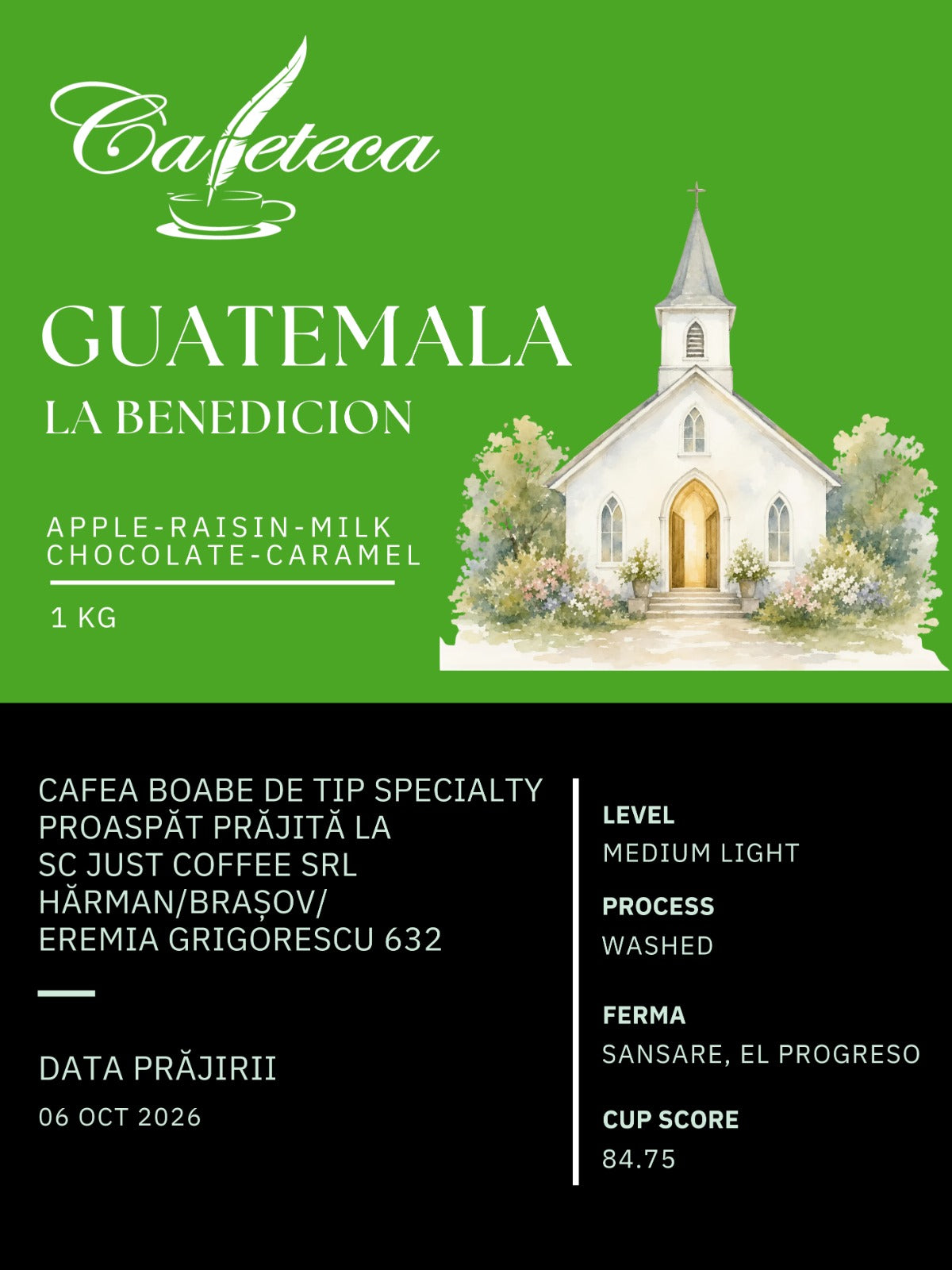 Cafea de Specialitate Guatemala La Benedicion